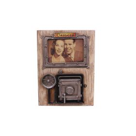 Biggmark Fotoğraf Makinesi Dekorlu Dekoratif Metal Çerçeve