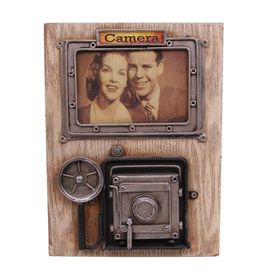 Biggmark Fotoğraf Makinesi Dekorlu Dekoratif Metal Çerçeve