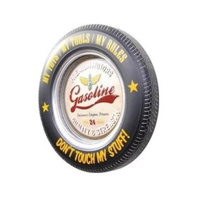 Biggmark YY61343 Dekoratif Araba Tekerleği Gasoline Temalı Led Işıklı Duvar Panosu