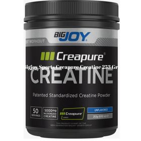 Bigjoy 253 gr 50 Servis Aromasız Sports Creatine Creapure Mikronize Kreatin