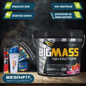 Bigjoy Big Mass 3000 gr GH Factors Karbonhidrat Tozu