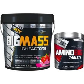 Bigjoy Big Mass Gh Factors 5000 gr Çikolata Aromalı ve Bigjoy Aminobig 330 Tablet