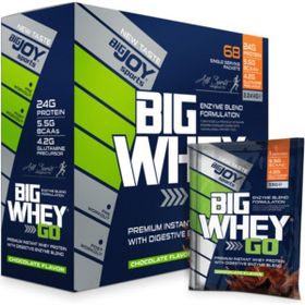 BigJoy Big Whey Tekli Sachet 2240 gr 68 Saşe Çikolata Aromalı Protein Tozu