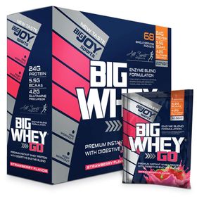 Bigjoy BigWhey Go 2070 Gr 68 Saşe Çilek Protein
