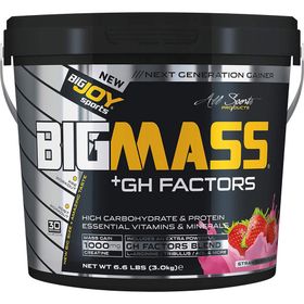 Bigjoy Çilek Aromalı 3000 gr Bigmass Gh Factor Karbonhidrat Tozu