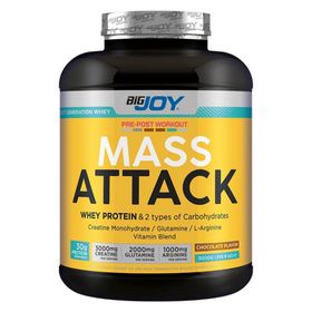 BigJoy Mass Attack 3000 gr Gainer Whey Çikolata Protein Tozu
