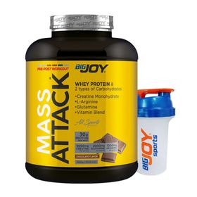 BigJoy Mass Attack 3000 gr Gainer Whey Çikolata Protein Tozu