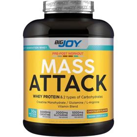 BigJoy Mass Attack 3000 gr Gainer Whey Çikolata Protein Tozu