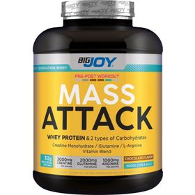 BigJoy Mass Attack 3000 gr Gainer Whey Çikolata Protein Tozu