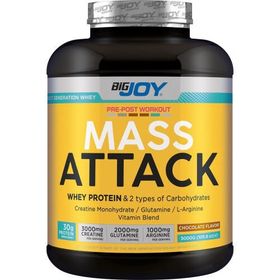BigJoy Mass Attack 3000 gr Gainer Whey Çikolata Protein Tozu