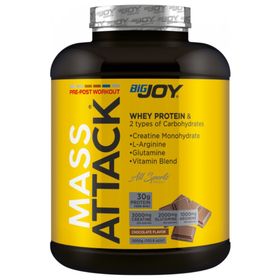 BigJoy Mass Attack 3000 gr Gainer Whey Çikolata Protein Tozu