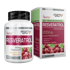 BigJoy Resveratrol 200 mg 50 Kapsül
