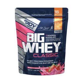 BigJoy Sports BIGWHEY Doypack Çilek 488 gr 16 Servis Protein Tozu