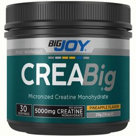 BigJoy Sports Creabig Creatine Monohydrate 210 gr 30 Servis Ananas Aromalı %100 Mikronize Kreatin