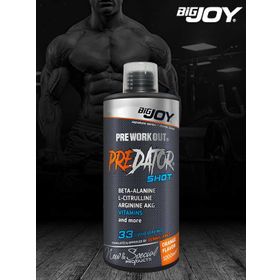 Bigjoy Sports Predator Shot 1000 ml 33 Servis Portakal Preworkout