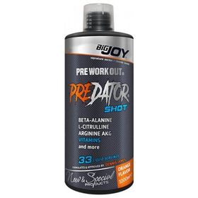 Bigjoy Sports Predator Shot 1000 ml 33 Servis Portakal Preworkout