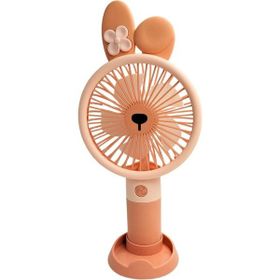 Bigmate FQ1536C Taşınabilir Serinletici Şarjlı Pembe 3 Kademeli Hız Ayarı Mini El Fanı Vantilatör