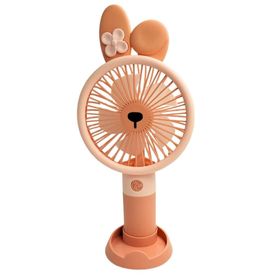 Bigmate FQ1536C Taşınabilir Serinletici Şarjlı Pembe 3 Kademeli Hız Ayarı Mini El Fanı Vantilatör