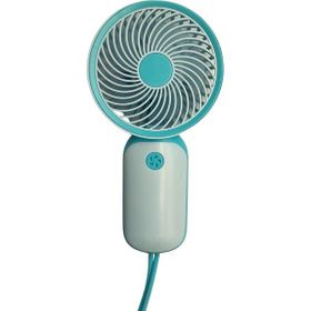 Bigmate YM88151 Taşınabilir Serinletici Şarjlı Mavi Tek Kademeli Hız Ayarı Mini El Fanı Vantilatör