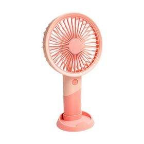 Bigmate YM88176A Taşınabilir Serinletici Şarjlı Pembe 3 Kademeli Hız Ayarı Mini El Fanı Vantilatör