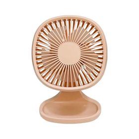 Bigmate YM88192A Pembe Mini Masa Fanı Taşınabilir Serinletici Şarjlı 3 Kademeli Hız Ayarı Vantilatör