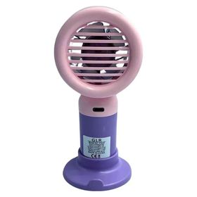 Bigmate YS2253A Taşınabilir Serinletici Şarjlı Mor 3 Kademeli Hız Ayarı Mini El Fanı Vantilatör