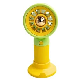 Bigmate YS2253A Taşınabilir Serinletici Şarjlı Sarı 3 Kademeli Hız Ayarı Mini El Fanı Vantilatör