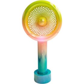 Bigmate YS2276 Taşınabilir Serinletici Işıklı Şarjlı Renkli 3 Kademeli Hız Ayarı Mini El Fanı Vantilatör