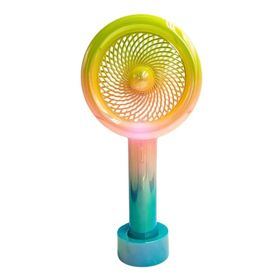 Bigmate YS2276 Taşınabilir Serinletici Işıklı Şarjlı Renkli 3 Kademeli Hız Ayarı Mini El Fanı Vantilatör