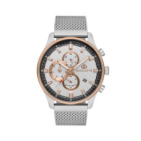 Bigotti BG.1.10285.3 Rose Gold Gümüş Erkek Kol Saati