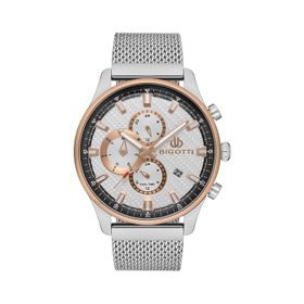 Bigotti BG.1.10285.3 Rose Gold Gümüş Erkek Kol Saati