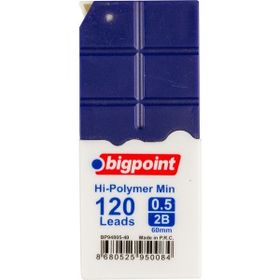 Bigpoint 0.5 mm 2B 120'li Tüp Koyu Mavi Kalem Ucu