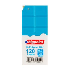 Bigpoint 0.7 mm 2B 120'li Tüp Mavi Kalem Ucu