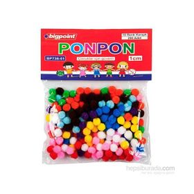 Bigpoint 1 cm 10 Renk 200'lü Poşet Ponpon