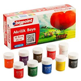 Bigpoint 10 Renk 25 ml Akrilik Boya
