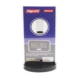 Bigpoint 100x200 mm 3'lü Poşet Düz Menü Standı