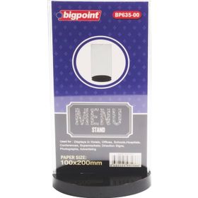 Bigpoint 100x200 mm Düz Menü Standı
