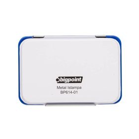 Bigpoint 10x7 cm Yüksek Emicili Damga Pedi Küçük Boy Metal Istampa