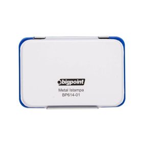 Bigpoint 10x7 cm Yüksek Emicili Damga Pedi Küçük Boy Metal Istampa