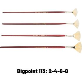 Bigpoint 113 Serisi No:4 Doğal Kıl Yelpaze Fırça