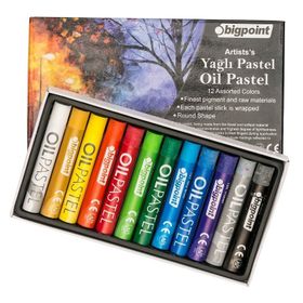 Bigpoint 12 Renk 12 ml Set Yağlı Boya