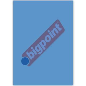 Bigpoint 150 Mikron Şeffaf Mavi A4 Cilt Kapağı