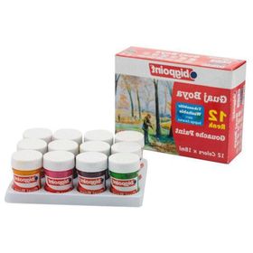 Bigpoint 150539 12 Renk 12x18 ml Guaj Boya