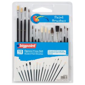 Bigpoint 15'li Blister Fırça Seti