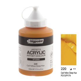 Bigpoint 220 Cad Yellow Deep Hue 500 ml Akrilik Boya
