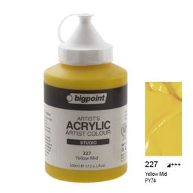 Bigpoint 227 Yellow Mid 500 ml Akrilik Boya