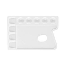 Bigpoint 24x16 cm Plastik Yağlı Guaj Akrilik Sanatsal Godeli Palet