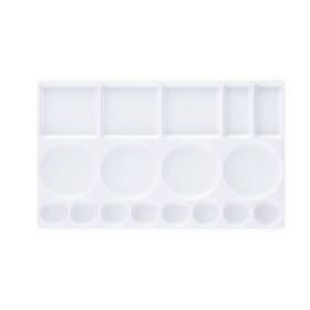 Bigpoint 27x16 cm Plastik Yağlı Guaj Akrilik Sanatsal Godeli Palet