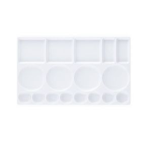 Bigpoint 27x16 cm Plastik Yağlı Guaj Akrilik Sanatsal Godeli Palet