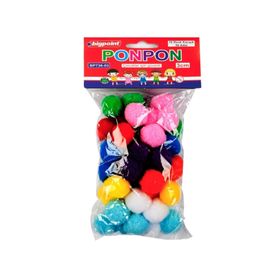 Bigpoint 3 cm 10 Renk 50'li Poşet Ponpon